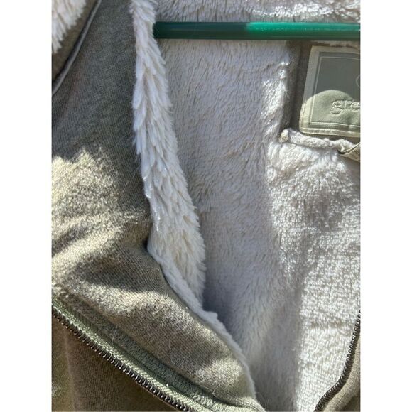 Green Tea full zip up hoodie with pockets size xl - Picture 4 of 9